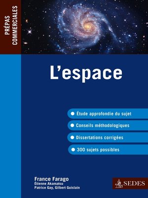 cover image of L'espace